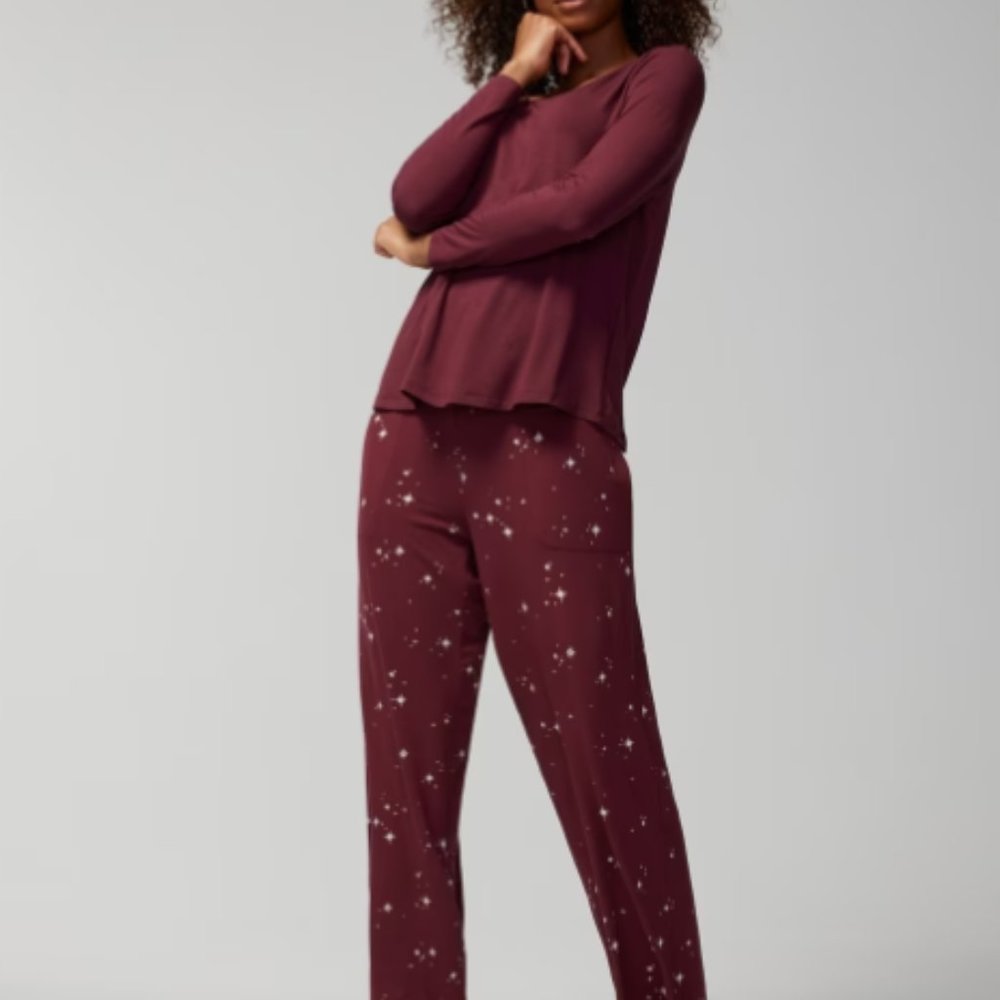 NWT Soma COOL NIGHTS Long Sleeve Pj Set